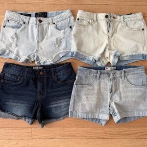 GIRLS LUCKY AND LEVI BRAND SHORTS - SIZE 14 LIKE NEW